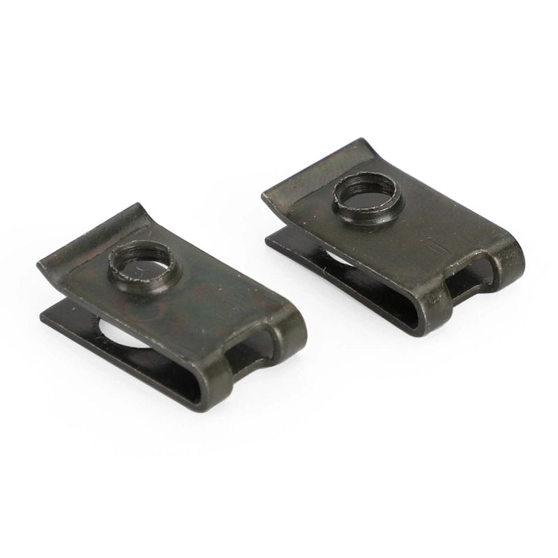 Sheet Metal Trim Clamps 10 x M5 Galvanized Snap Nuts (No Year)
