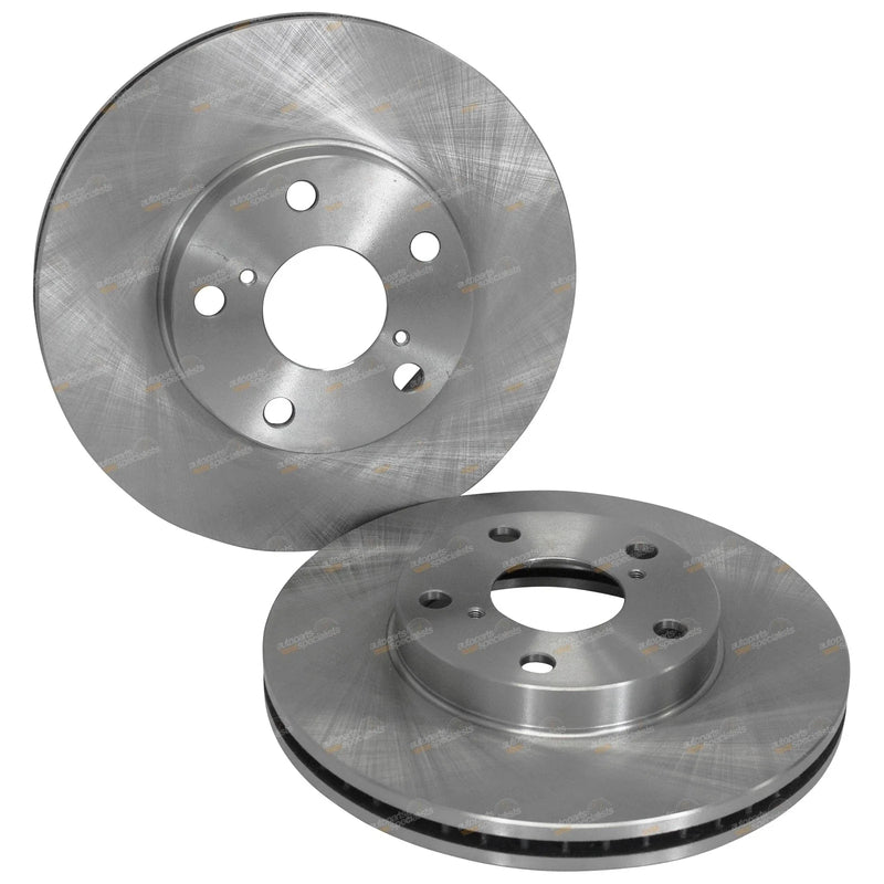 Toyota RAV4 ACA20 ACA21 ACA22 ACA23 2x Front Disc Brake Rotors (2000-2005)