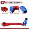 Bosuer 125 Folding Motorcycle Gear Shifter Lever 1 Pc Red Lever