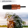Motorcycle 16mm Aluminum Alloy Motorcycle Slider Frame Bolt Nut 1x Orange
