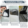 Ford Transit Custom Left Rearview Mirror Cover Cap Gloss Black (2012-2023)