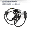 Toyota Highlander (2001-2003) 1 Pc Rear Right ABS Wheel Speed Sensor