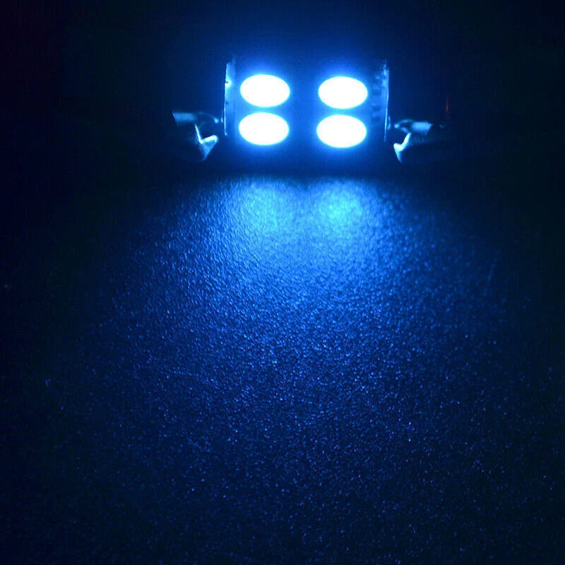 Car Interior - 50pcs () 31mm 4-SMD 5050 LED Light Bulbs