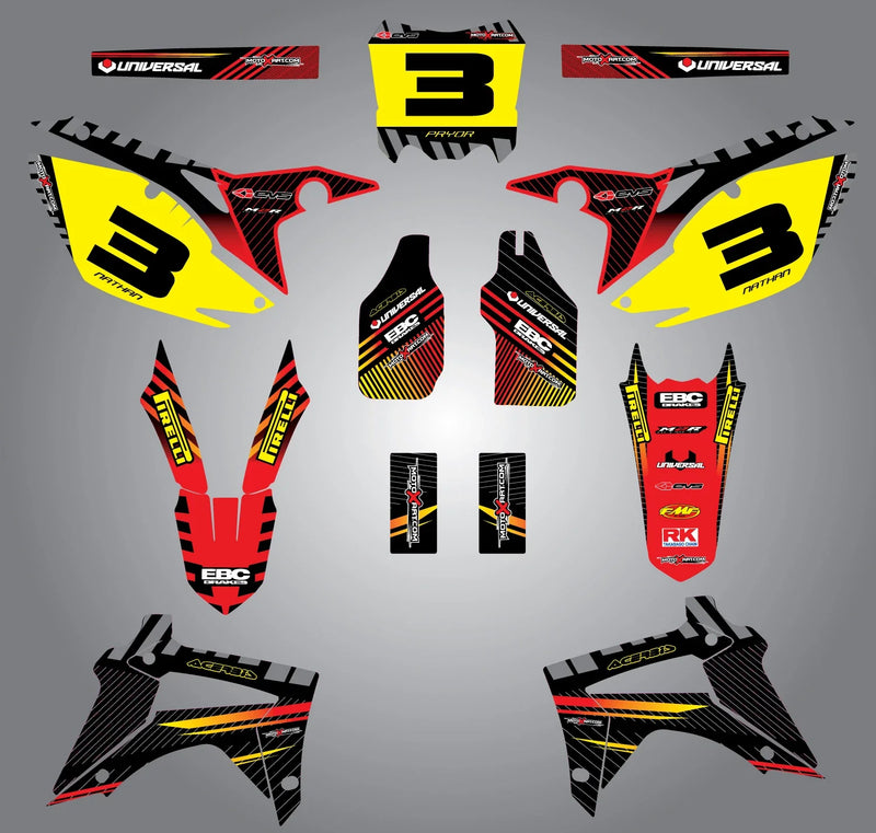 Honda CRF 250 Full Custom Graphic Kit (2014-2015)