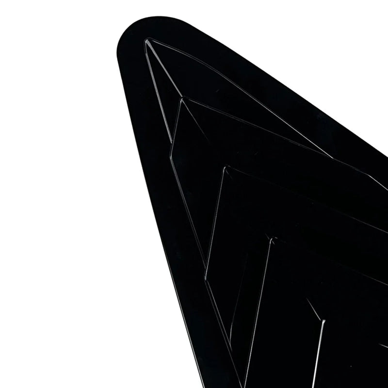 Audi Q5 Glossy Black Rear Window Louvers Cover Trim (2018-2024)