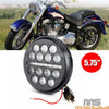 Harley Dyna Softail Sportster 5.75'' LED Projection Headlight (2004-2023)