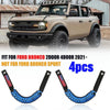 Ford Bronco US Flag 4 x Blue Roll Bar Grab Handle Grip (2021-2022)