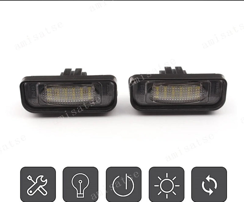 Benz W220 S320 S420 S430 LED License Plate Light (1999-2005)