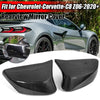 Chevrolet Corvette C8 2 x Real Carbon Fiber Horn Mirror Covers (2020-2023)