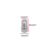 Car Truck AU 419mm Chrome Tyre Wheel Valve Stem Cap Extender