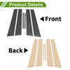 Dodge Charger 6 Pcs Carbon Fiber Pillar Window Trim (2011-2021)