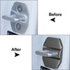 BMW F40 F45 G20, Benz C-Class, Maserati 4 x Black Car Door Lock Protective Covers