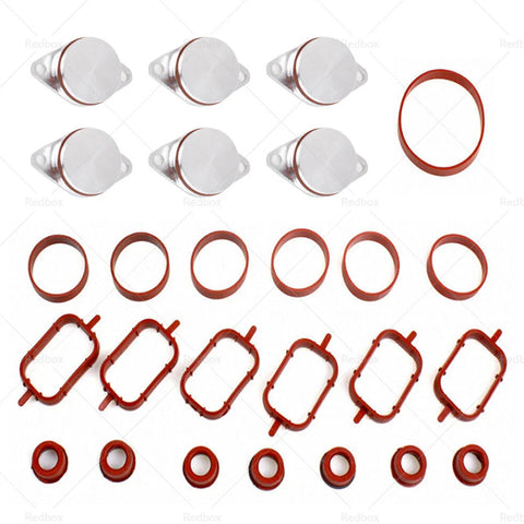 BMW 3 5 Series X3 X5 X6 Manifold Gasket Swirl Flap Kit (2006-2013)