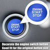 Toyota Camry Engine Start Stop Button Cover Sticker Aluminum Blue