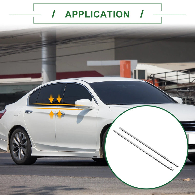 Honda Accord 2 x Rear Weatherstrip Window Seal (No. 72910SDAA01)