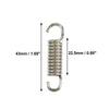 Motorcycle 4 x Set 43mm 1.69" Exhaust Pipe Spring with U Shape Hook Silver Tone