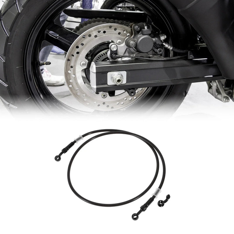 Make Model 130cm Brake Clutch Oil Hose Line Nylon SS Wire Braided PU