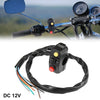 Motorcycle Switch / 7/8 22mm / Handlebar Switch with Horn Indicator Light