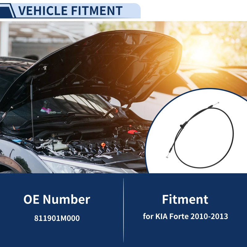 KIA Forte Hood Latch Release Cable (2010-2013)