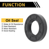 Oil Seal 28x52x10mm Seal Ring Rotary Shaft Seal NBR Rubber Black 5 Pcs