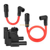 FXD FLD FXST FXSB FXSE Dyna Ignition Coil & Spark Plug Wire Cap
