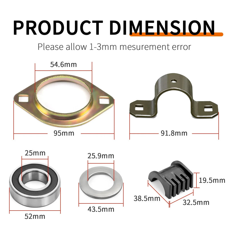 Polaris Sportsman Steering Post Bushing Bracket Kit
