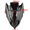 Kawasaki Z250 Z300 Silver Double Bubble Windshield (2013-2017)
