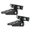 Diverse Motorcycle Metal Passenger Black Silver Pedals
