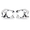 Toyota Tacoma Chrome Front Bumper Grille Fog Light Covers (2016-2023)