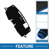 Toyota Sienna (2011-2023) - Sun Protector Black Blue Dashboard Cover Mat