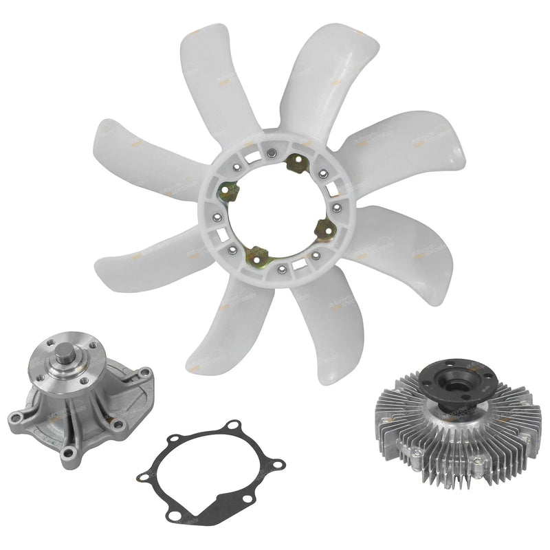Landcruiser FZJ Water Pump Fan Clutch & Blade (1992–2007)