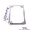 Harley Sportster 883 Chrome License Plate Frame w/LED Light