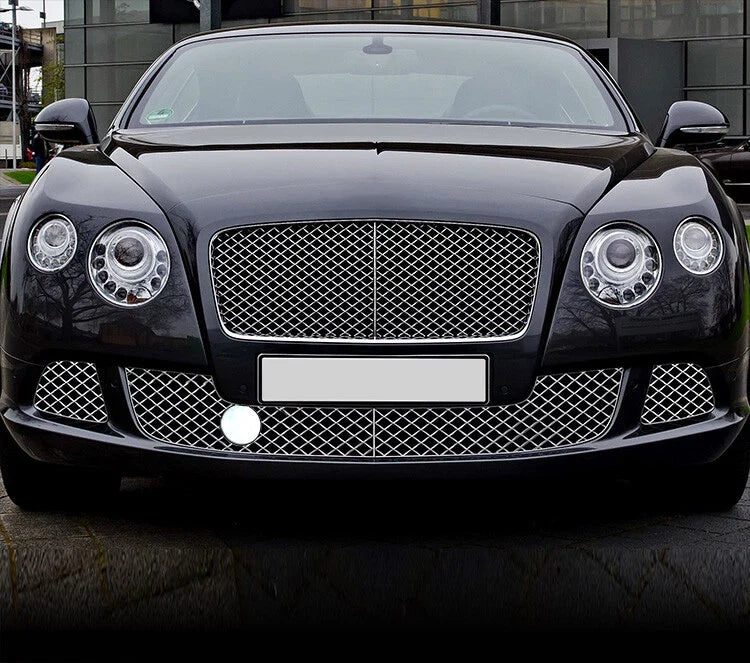 Bentley Continental GT GTC Bumper Lower Mesh Grille Set (2012-2018)