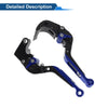 Honda CBR600RR (2003-2019) Black Blue Adjustable Brake Clutch Levers