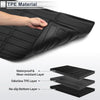 Honda Pilot (2016-2024) Long Grid Pattern TPE Cargo Liner Rear Trunk Mat
