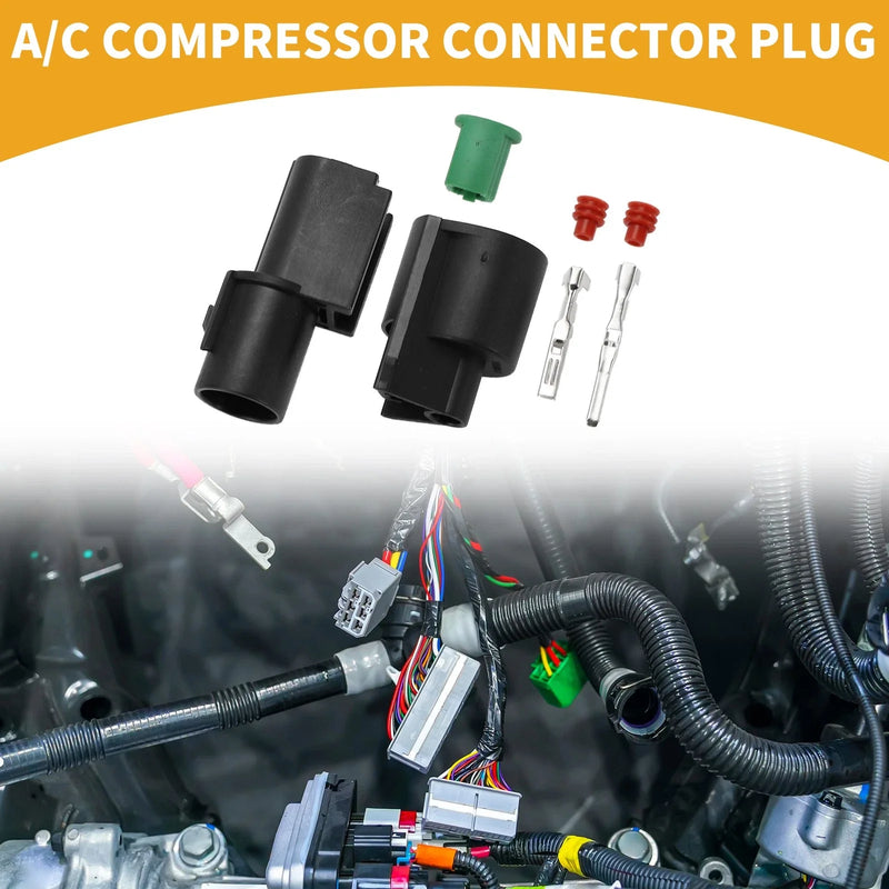 Hyundai - Male Female Wire Terminal A/C Compressor Connector Plug