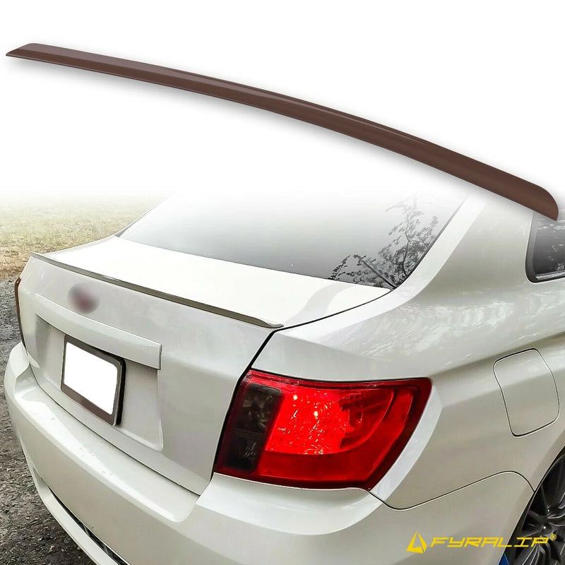 Subaru WRX STI Sedan Brown Boot Lip Spoiler (2010-2014)