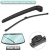 Porsche Cayenne Hybrid Rear Wiper Blade Arm Set (2010-2017)