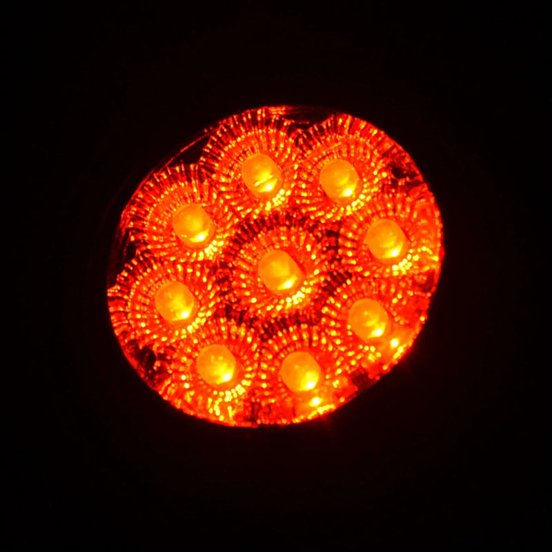 Car Truck Trailer Van Caravan 2" Round LED Side Marker Lights