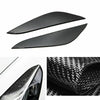 Tesla Model 3 2 x Black Carbon Fiber Fog Light Trim Eyelids (2017-2024)