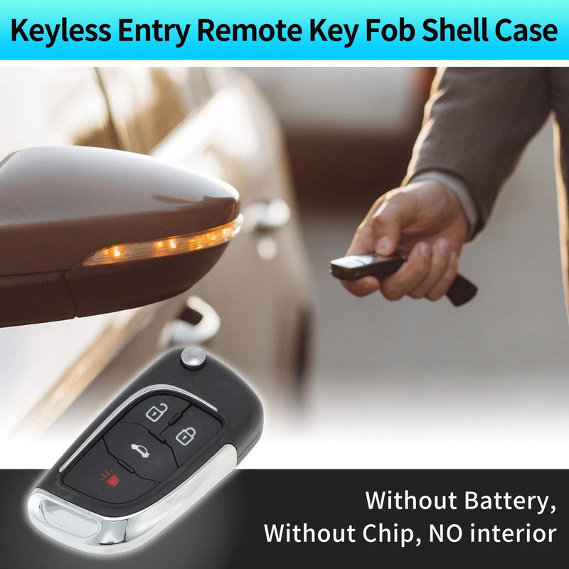 Chevrolet Camaro Equinox 4 Buttons Key Fob Shell Case Keyless (2010–2019)
