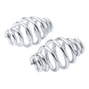 Harley Bobber Softail Chopper Chrome 3" Barrel Coiled Solo Seat Springs