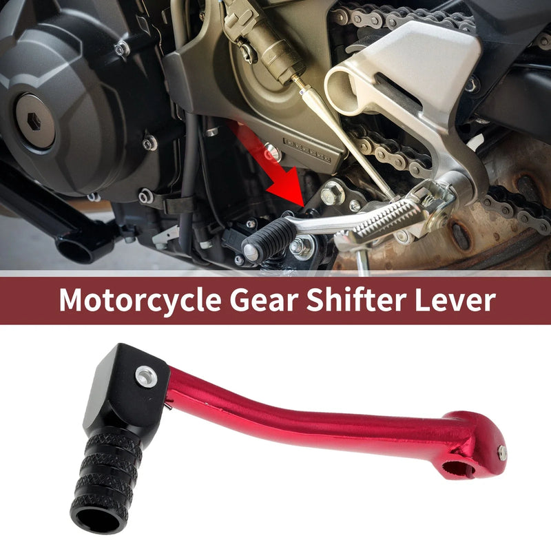 Honda CRF50 Red and Black Folding Shifter Lever