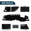 Toyota Harrier 20-24 Black 1 Set Dashboard Cover Mat