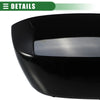 Chevrolet Silverado 1500 Gloss Black Pair Left Right Rearview Mirror Cap