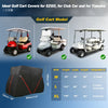 Heavy Oxford Golf Cart Cover / 4/2+2 Seat / EZGO Club Car