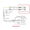 Safety Driving 12V Car Blind Spot Detection Lens Light Alarm