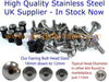 Suzuki Bandit GSF 600 600S Inox carenatura & parabrezza bulloni (1995–99)