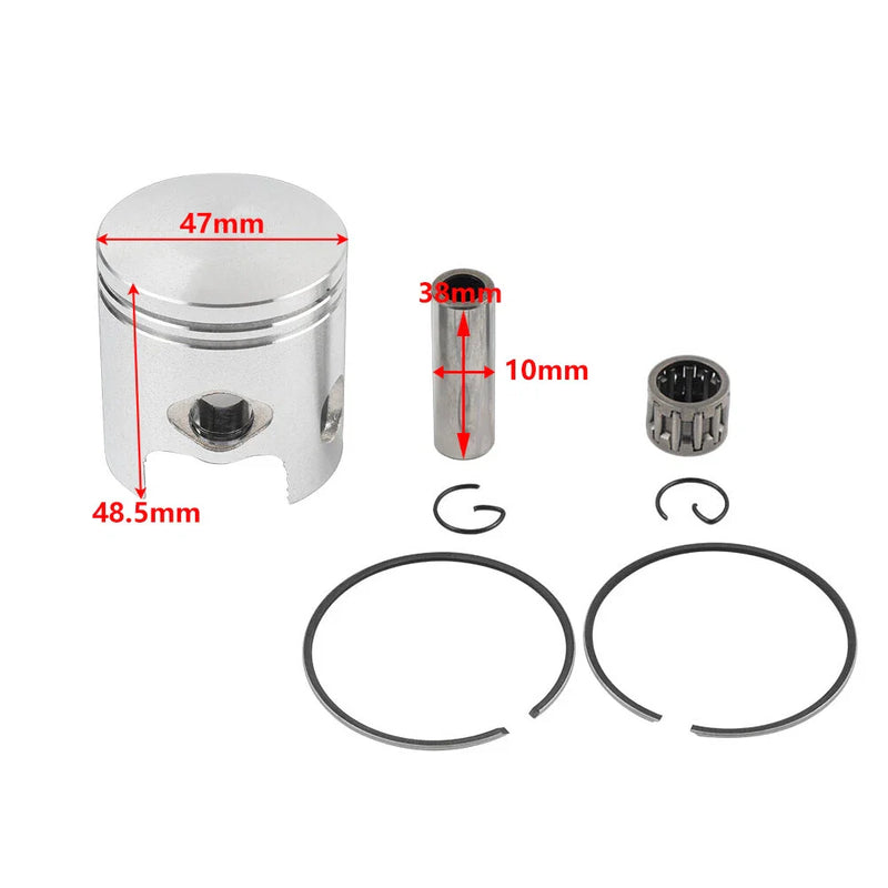 Jog 80CC Scooter Moped Bike 10MM Piston & Pin Kit
