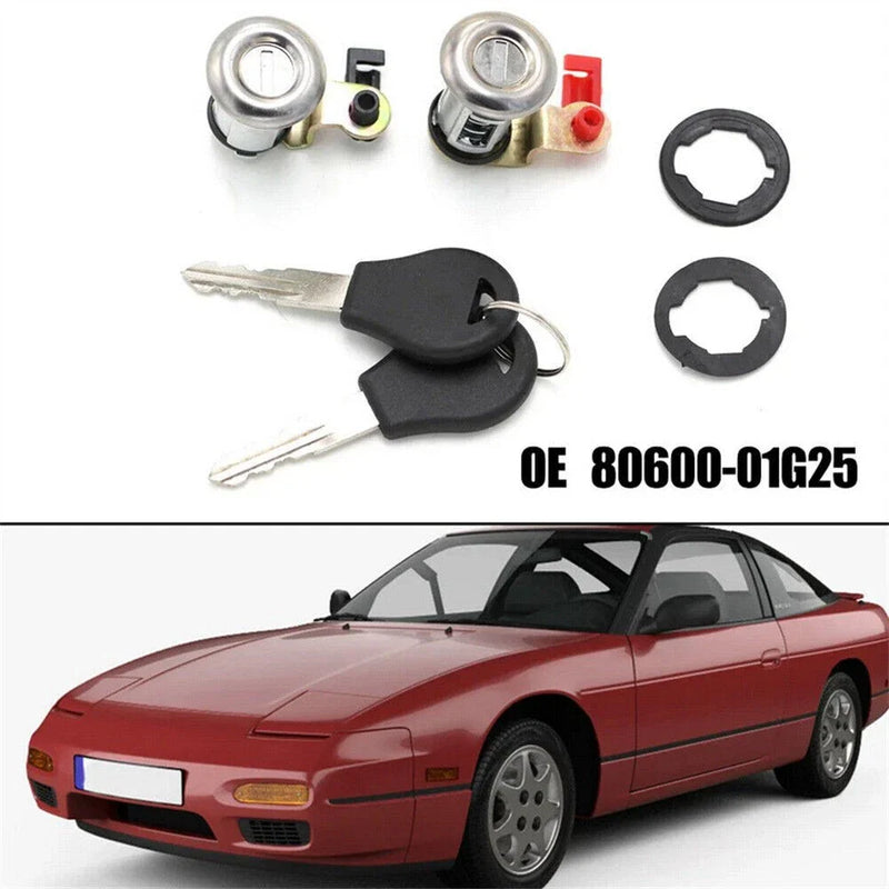 Nissan Pickup Door Lock Set w/ Key (1984-1998)